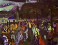 wassily kandinsky colorful life 1907 Art A4 Photo Print