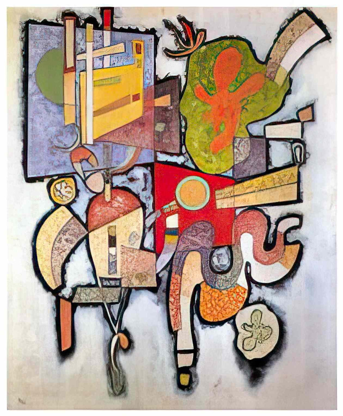 wassily kandinsky complex simple 1939 Art A4 Photo Print