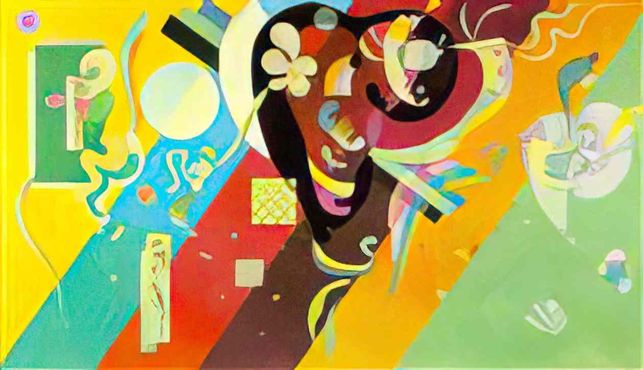 wassily kandinsky composition ix 1936 Art A4 Photo Print