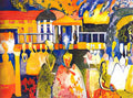 wassily kandinsky crinolines 1909 Art A4 Photo Print