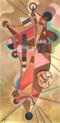 wassily kandinsky fixed points Art A4 Photo Print
