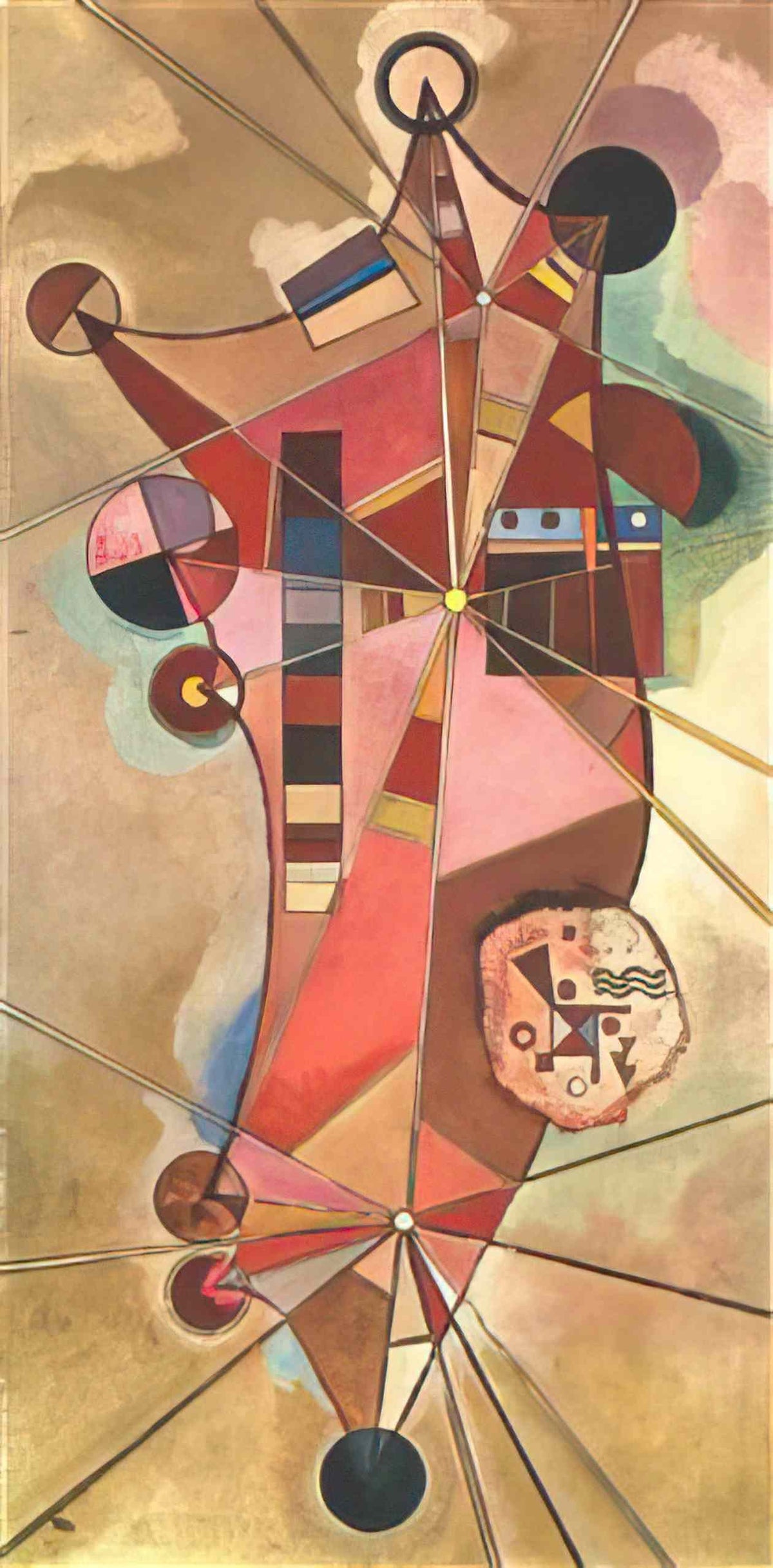 wassily kandinsky fixed points Art A4 Photo Print