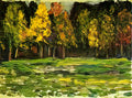 wassily kandinsky forest edge Art A4 Photo Print