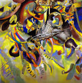 wassily kandinsky fugue 1914 Art A4 Photo Print