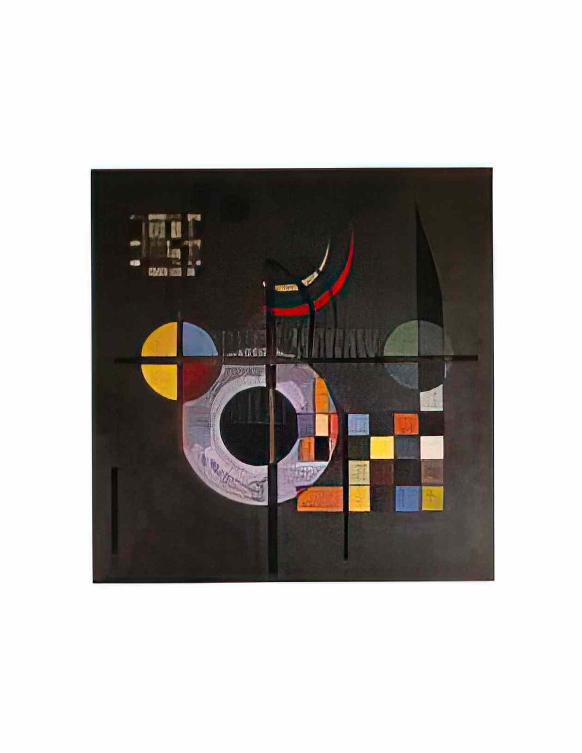 wassily kandinsky gravitation 1935 Art A4 Photo Print