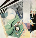 wassily kandinsky green composition 1923 Art A4 Photo Print