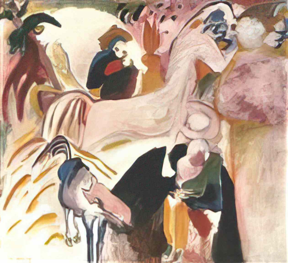 wassily kandinsky horses 1909 Art A4 Photo Print