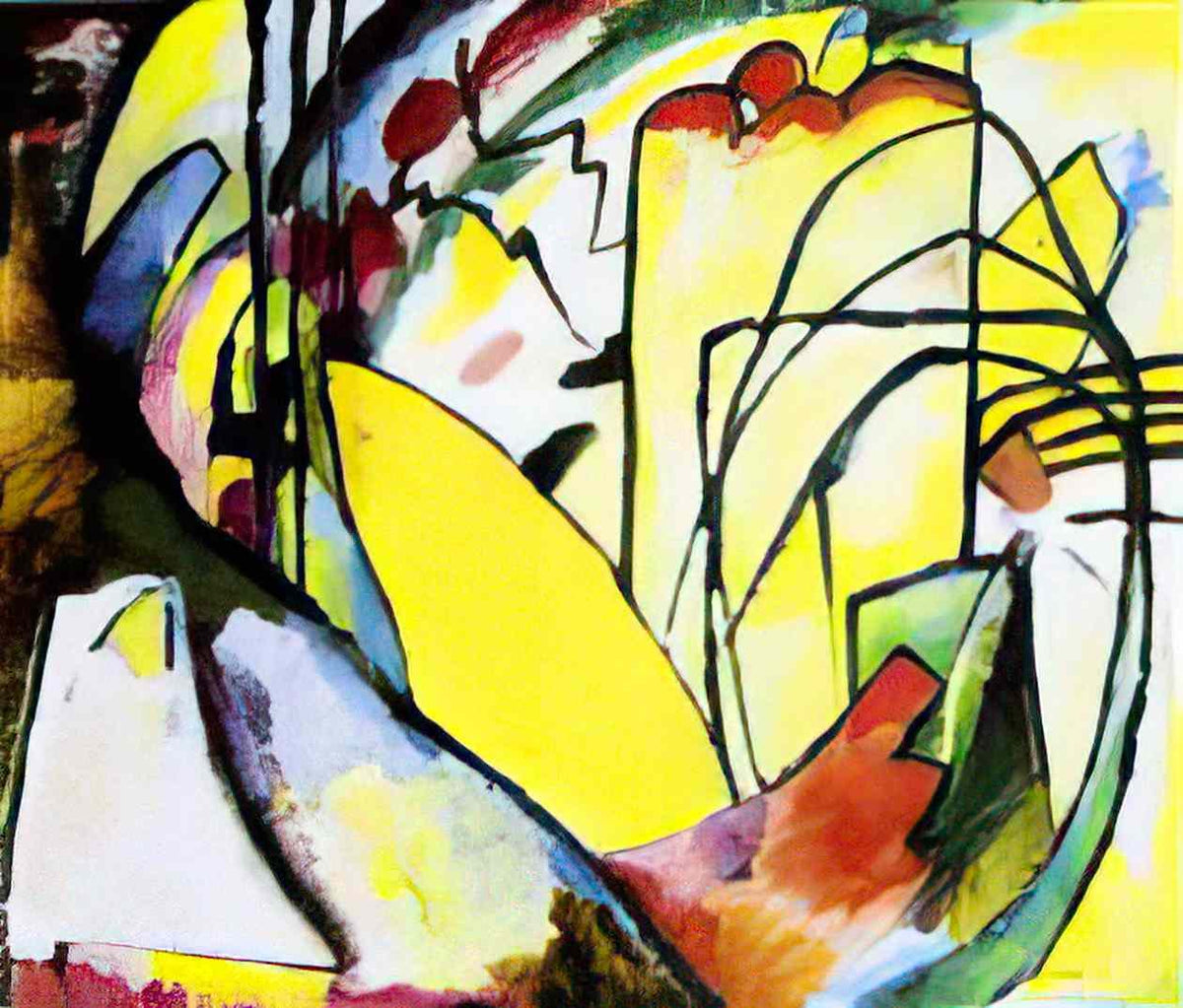 wassily kandinsky improvisation 10 1910 Art A4 Photo Print
