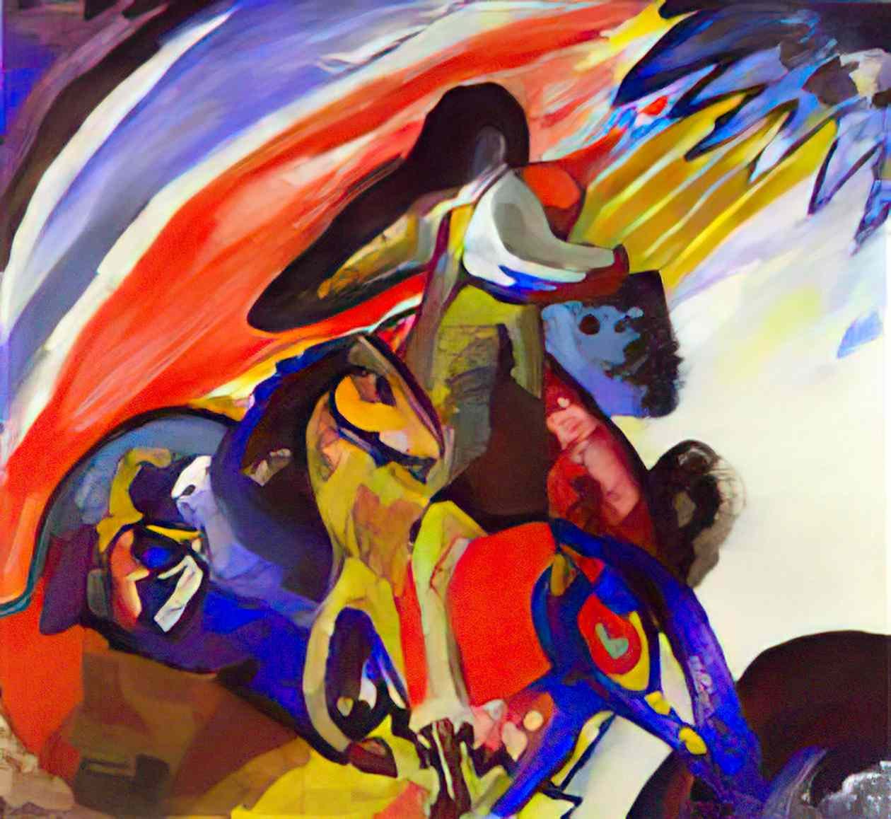 wassily kandinsky improvisation 12 rider 1910 Art A4 Photo Print