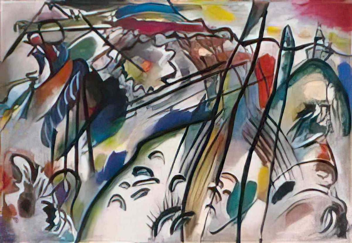 wassily kandinsky improvisation 28 second version 1912 Art A4 Photo Print