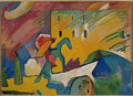 wassily kandinsky improvisation 3 1909 Art A4 Photo Print