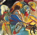 wassily kandinsky improvisation 30 cannons 1913 Art A4 Photo Print