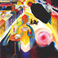 wassily kandinsky lady in moscow 1912 Art A4 Photo Print