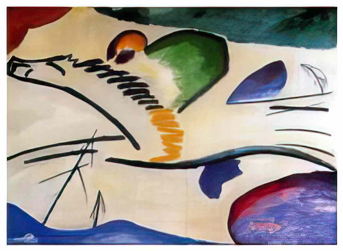 wassily kandinsky lyrical lyrics 191 Art A4 Photo Print