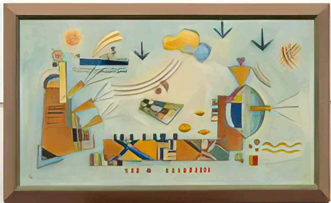 wassily kandinsky mild process 1928 Art A4 Photo Print