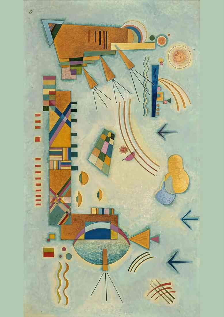 wassily kandinsky mild process 2 A4 Photo Print
