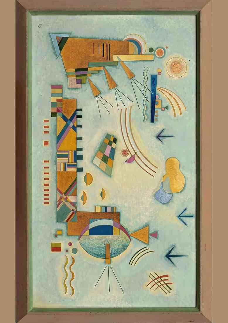 wassily kandinsky mild process A4 Photo Print