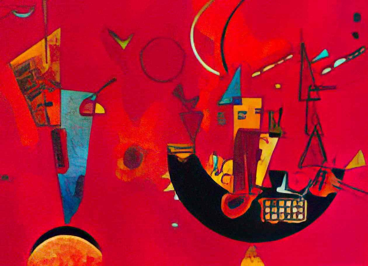 wassily kandinsky mit und gegen 1929 Art A4 Photo Print
