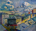 wassily kandinsky moscow zubovskaya square study 1916 Art A4 Photo Print