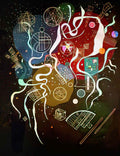 wassily kandinsky movement i 1935 Art A4 Photo Print