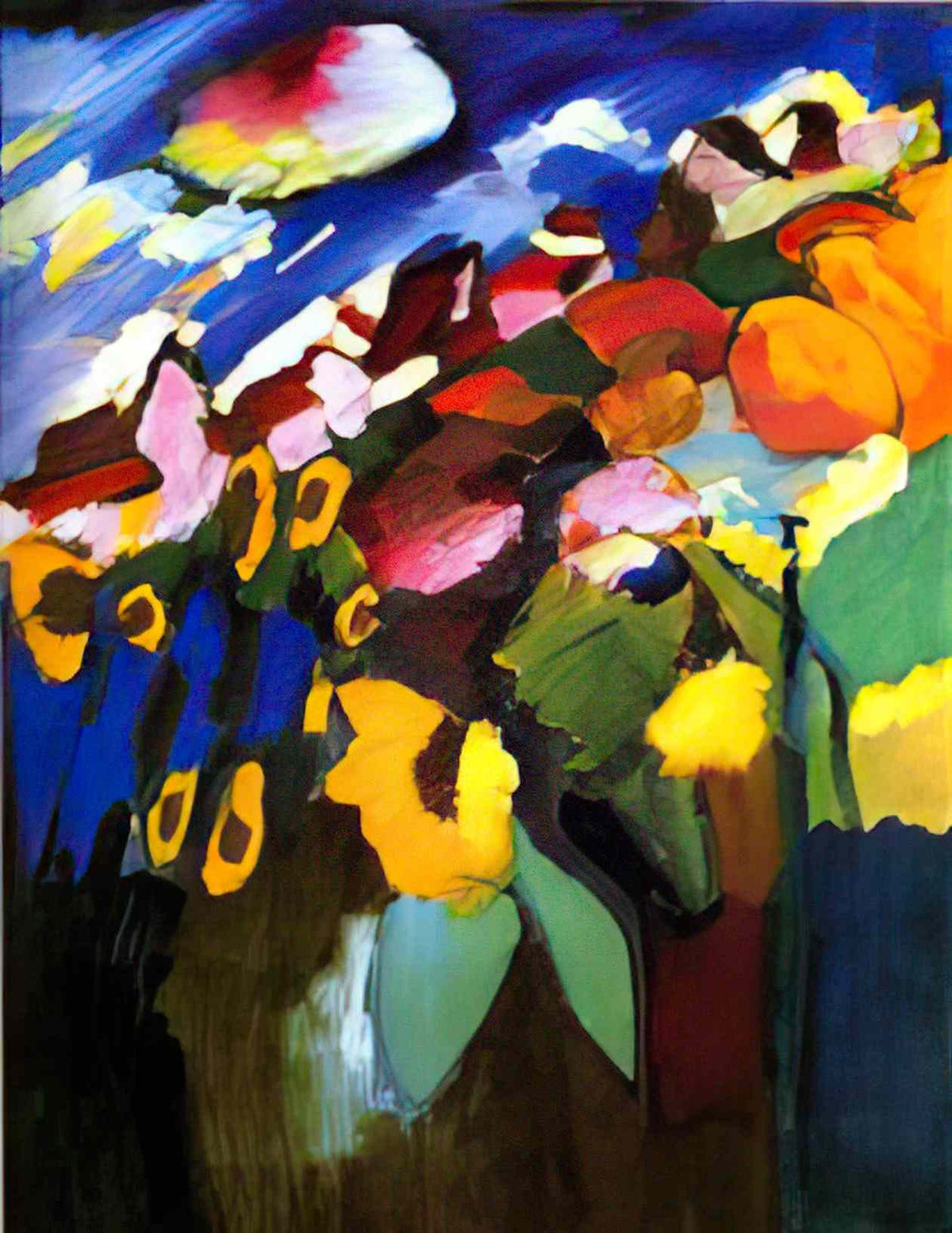 wassily kandinsky murnau garden 1909 Art A4 Photo Print