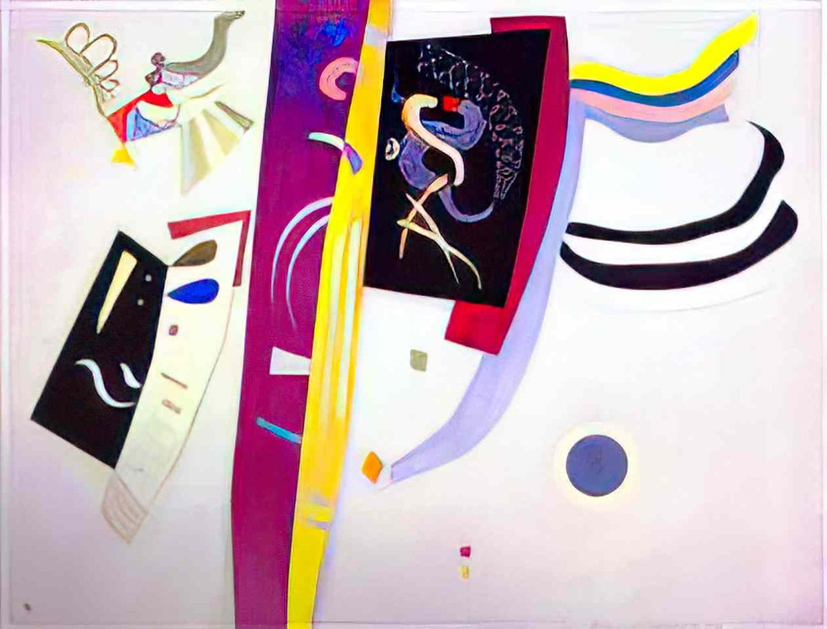 wassily kandinsky orange violet 1935 Art A4 Photo Print