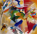 wassily kandinsky painting with green center 1913 Art A4 Photo Print