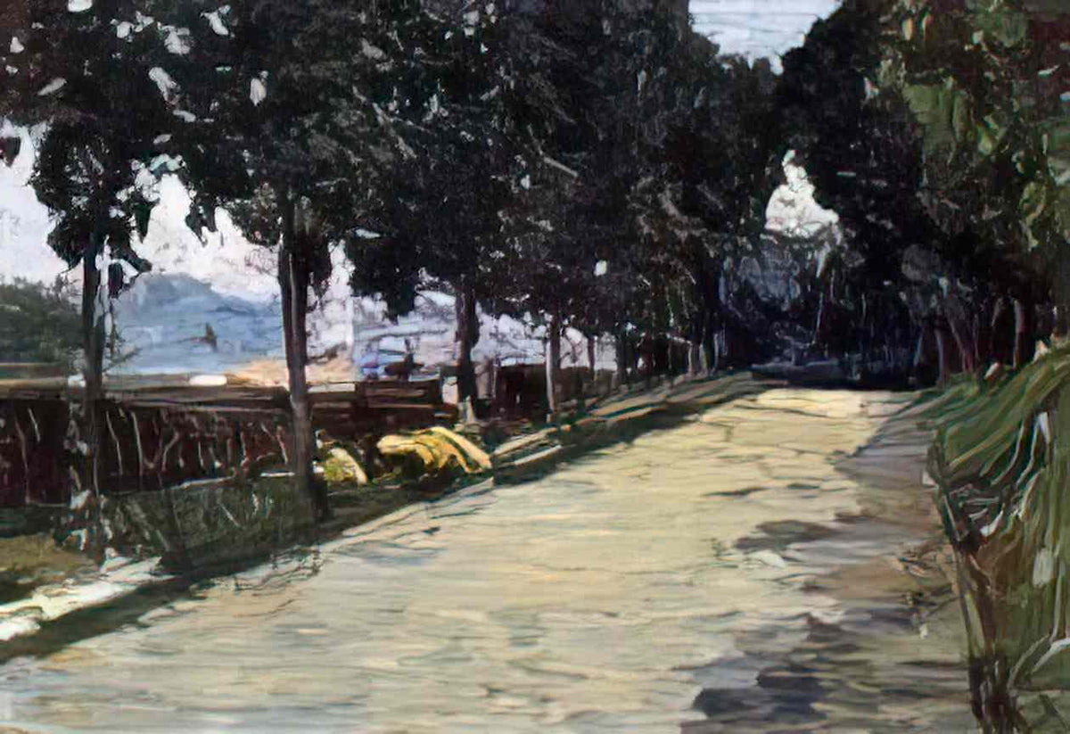 wassily kandinsky park of st cloud 1906 Art A4 Photo Print