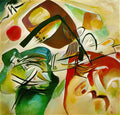 wassily kandinsky picture with a black arch 1912 Art A4 Photo Print