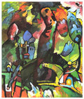 wassily kandinsky picture with archer 1909 Art A4 Photo Print