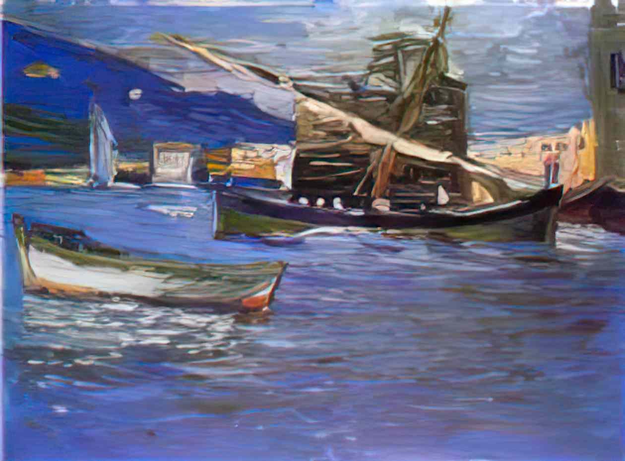wassily kandinsky rapallo grauer day 1905 Art A4 Photo Print