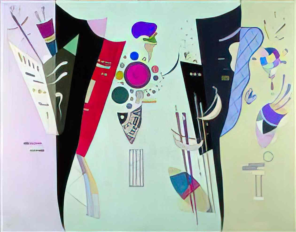 wassily kandinsky reciprocal accords 1942 Art A4 Photo Print