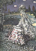 wassily kandinsky russian beauty in a landscape 1905 Art A4 Photo Print