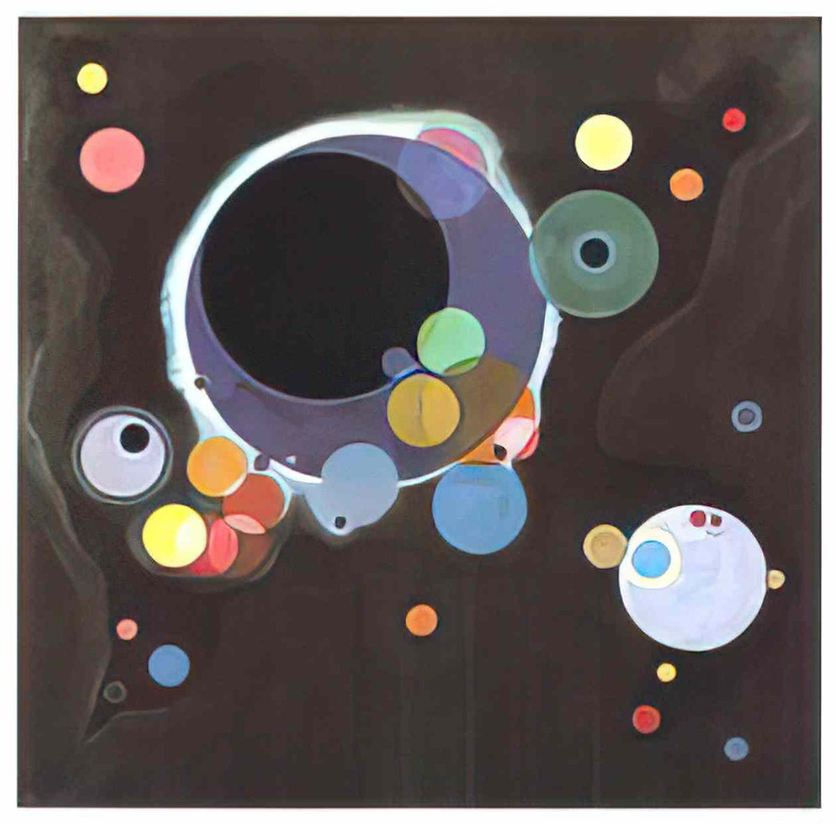 wassily kandinsky several circles 1926 Art A4 Photo Print
