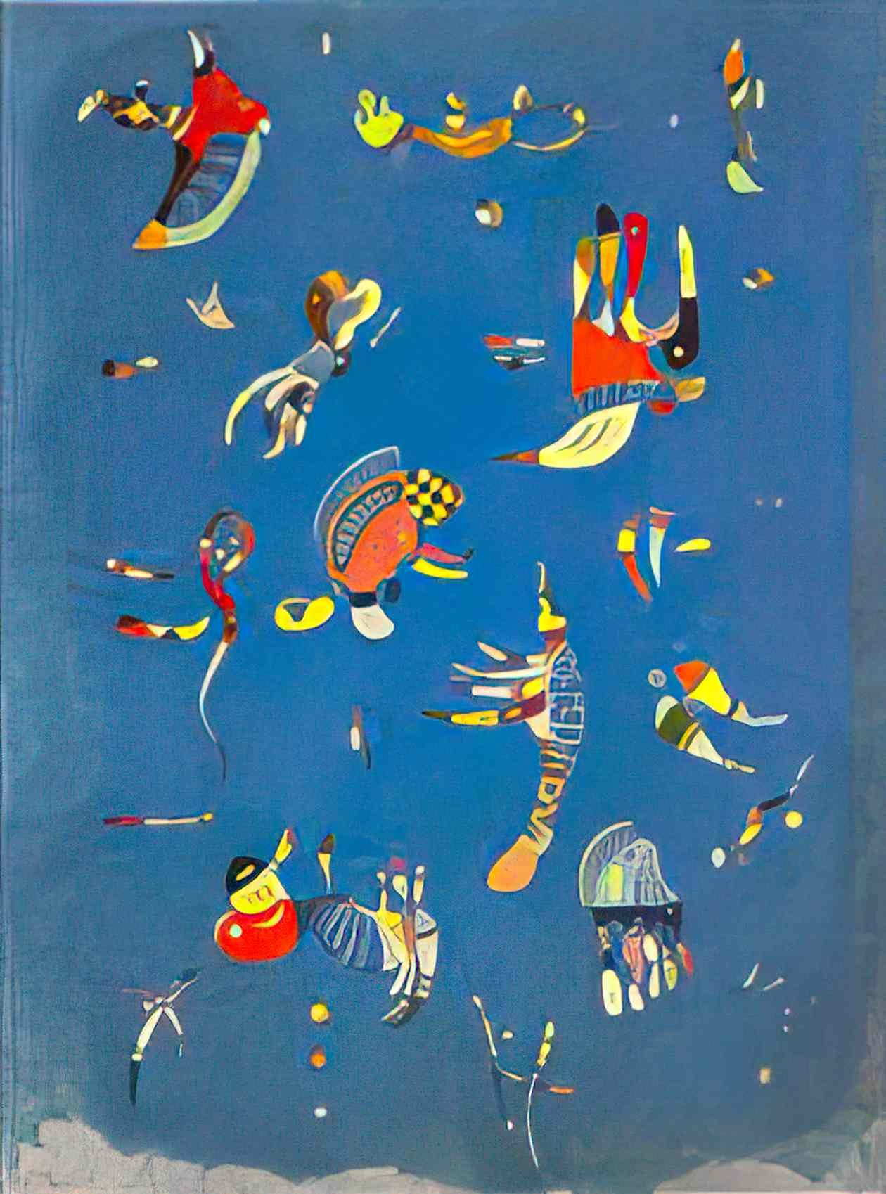 wassily kandinsky sky blue 1940 Art A4 Photo Print