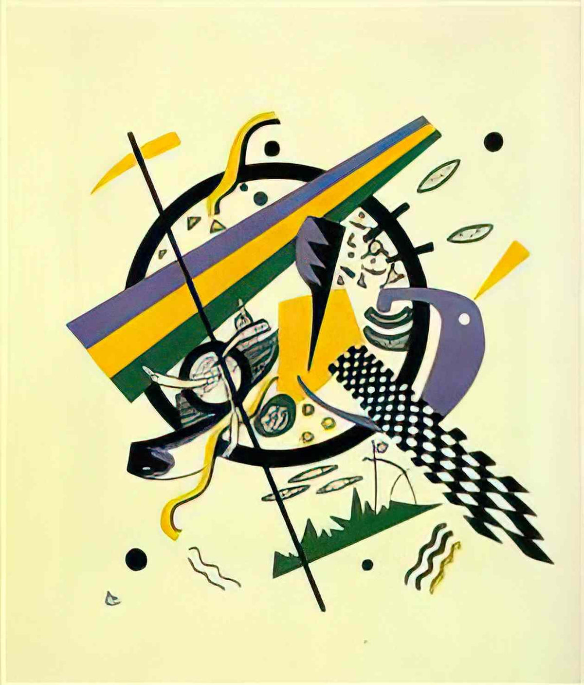wassily kandinsky small worlds iv 1922 Art A4 Photo Print