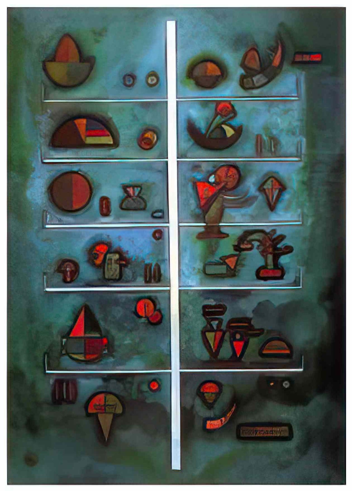wassily kandinsky storeys 1929 Art A4 Photo Print