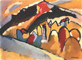 wassily kandinsky study for autumn 1909 Art A4 Photo Print