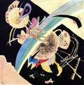 wassily kandinsky study for circles on black 192 Art A4 Photo Print