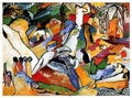 wassily kandinsky study to composition ii 1910 Art A4 Photo Print