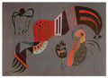 wassily kandinsky tempered elan 1944 Art A4 Photo Print