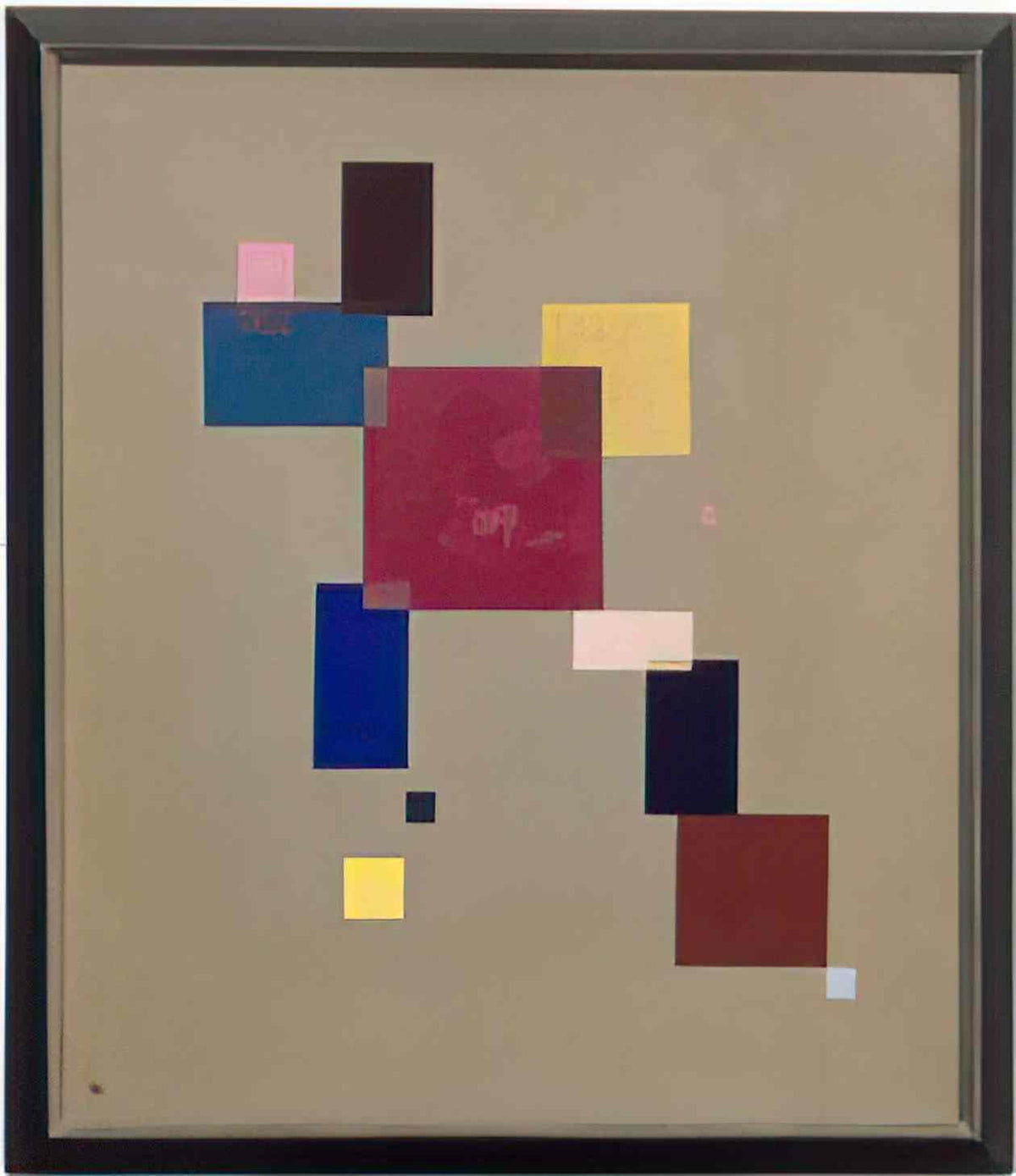 wassily kandinsky three rectangles 1930 Art A4 Photo Print