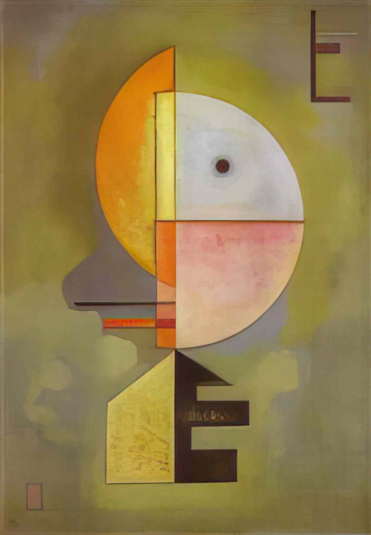 wassily kandinsky upward 1929 Art A4 Photo Print