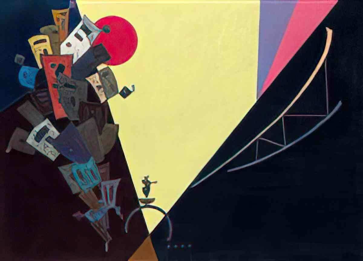 wassily kandinsky wassily kandinsky épanouissement Art A4 Photo Print