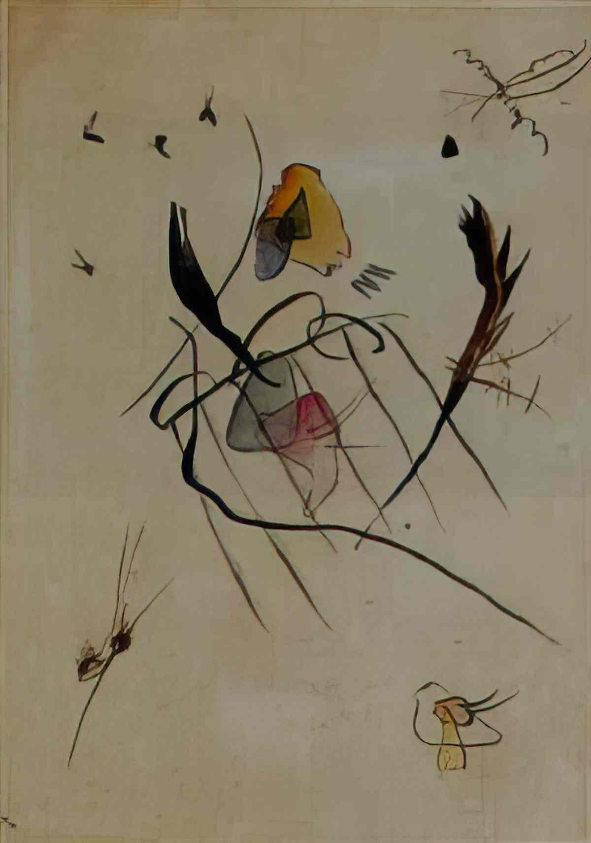 wassily kandinsky wassily kandinsky abstract composition3 Art A4 Photo Print