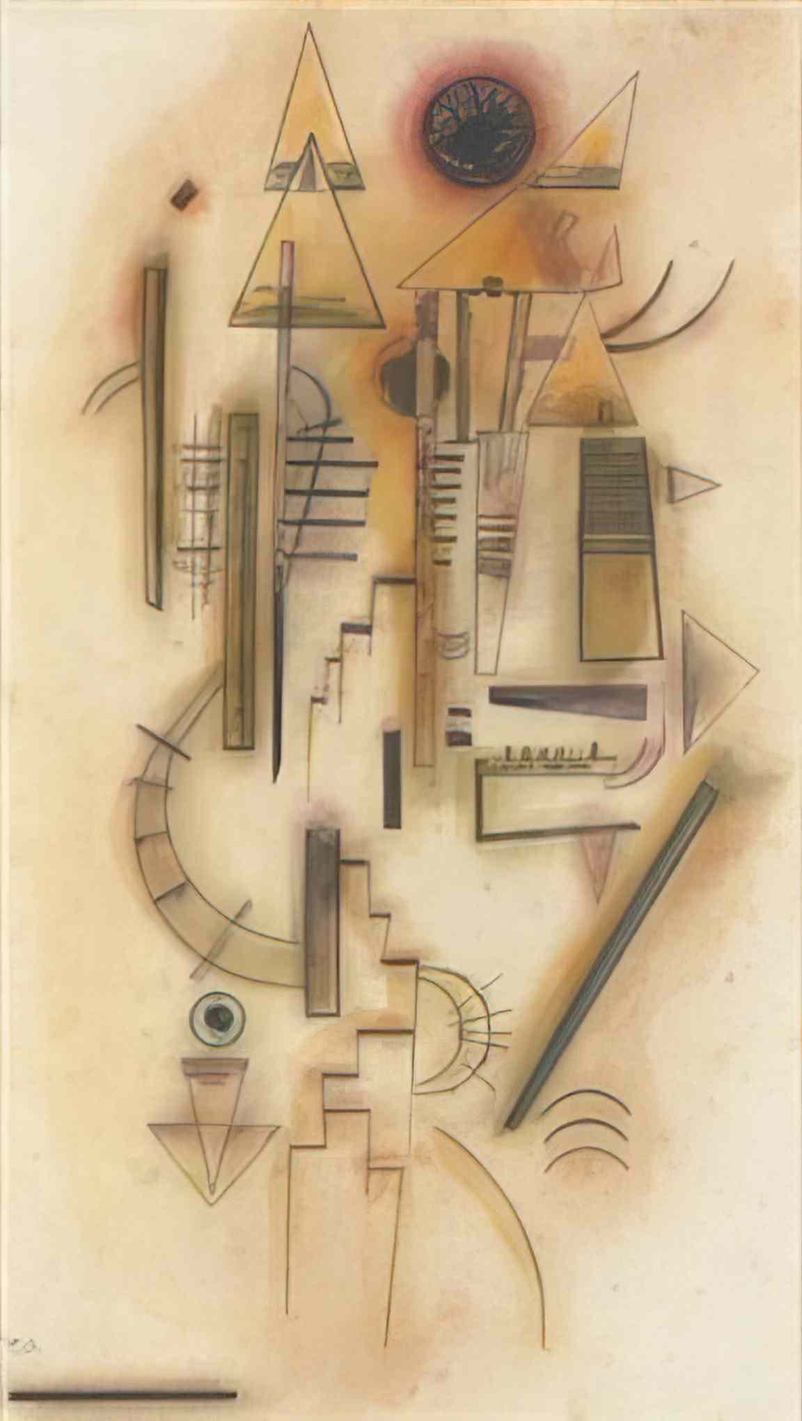 wassily kandinsky wassily kandinsky aufstieg ascent Art A4 Photo Print