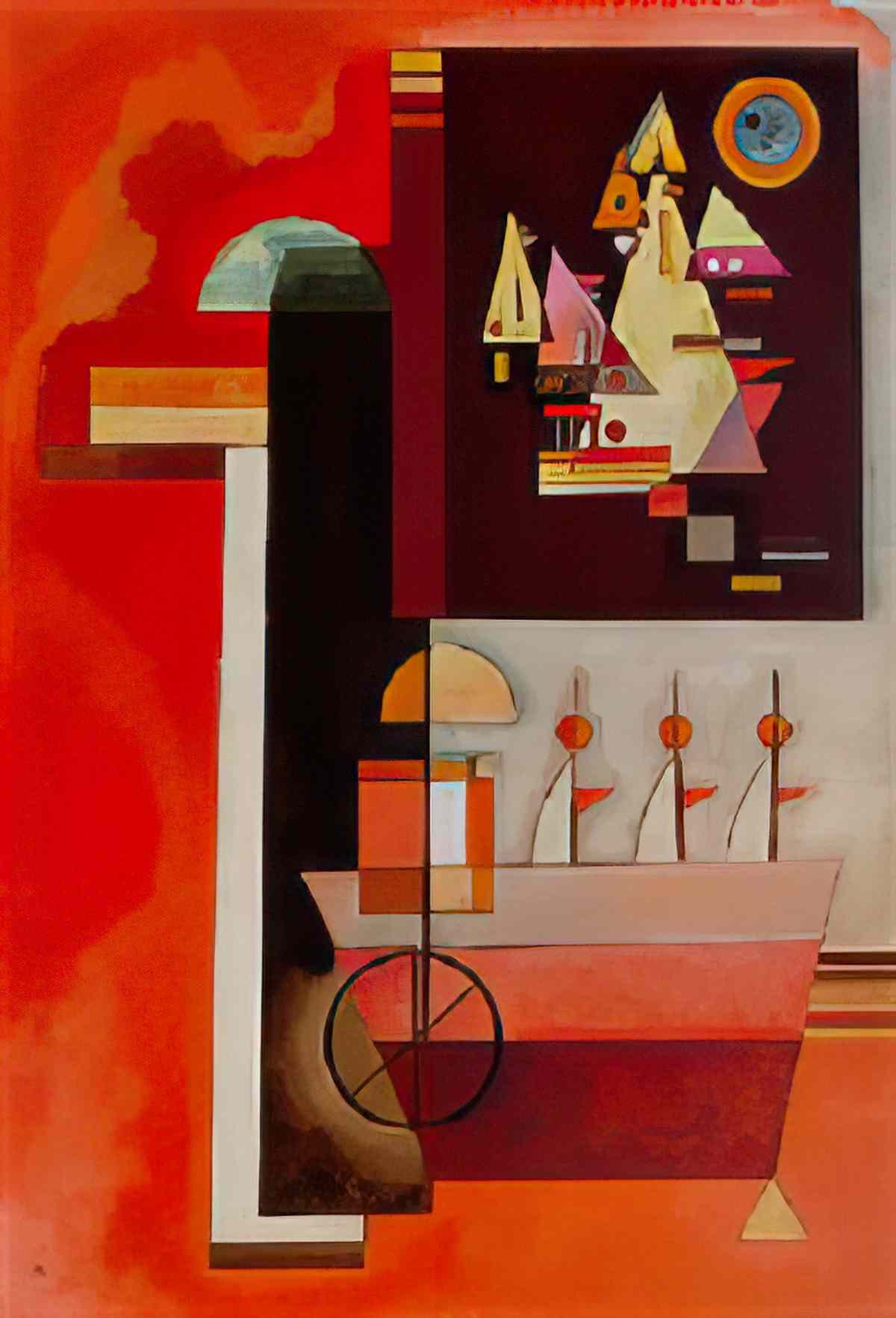 wassily kandinsky wassily kandinsky bild im bild Art A4 Photo Print