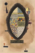 wassily kandinsky wassily kandinsky braun um bunt Art A4 Photo Print