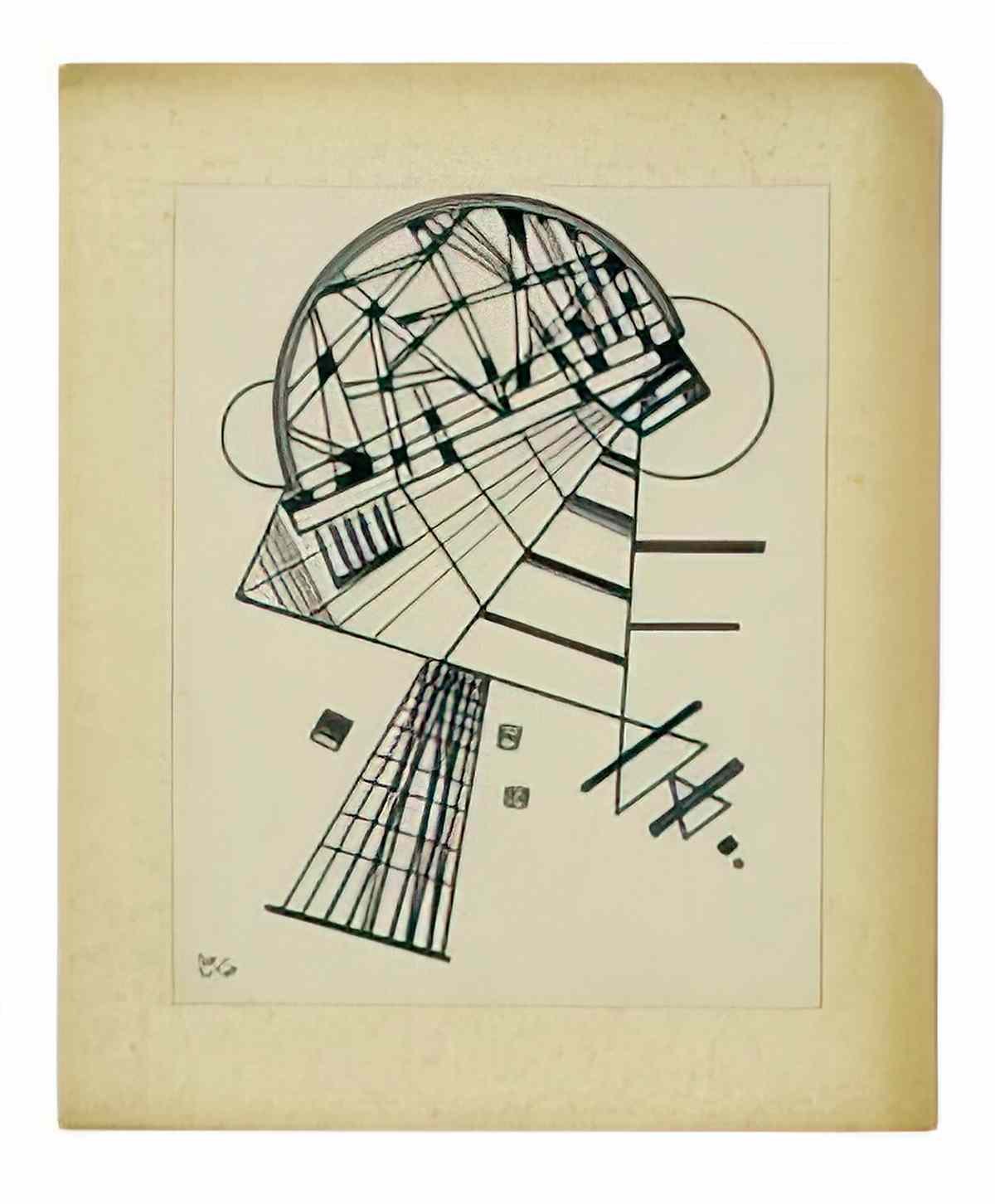 wassily kandinsky wassily kandinsky composition sans titre Art A4 Photo Print