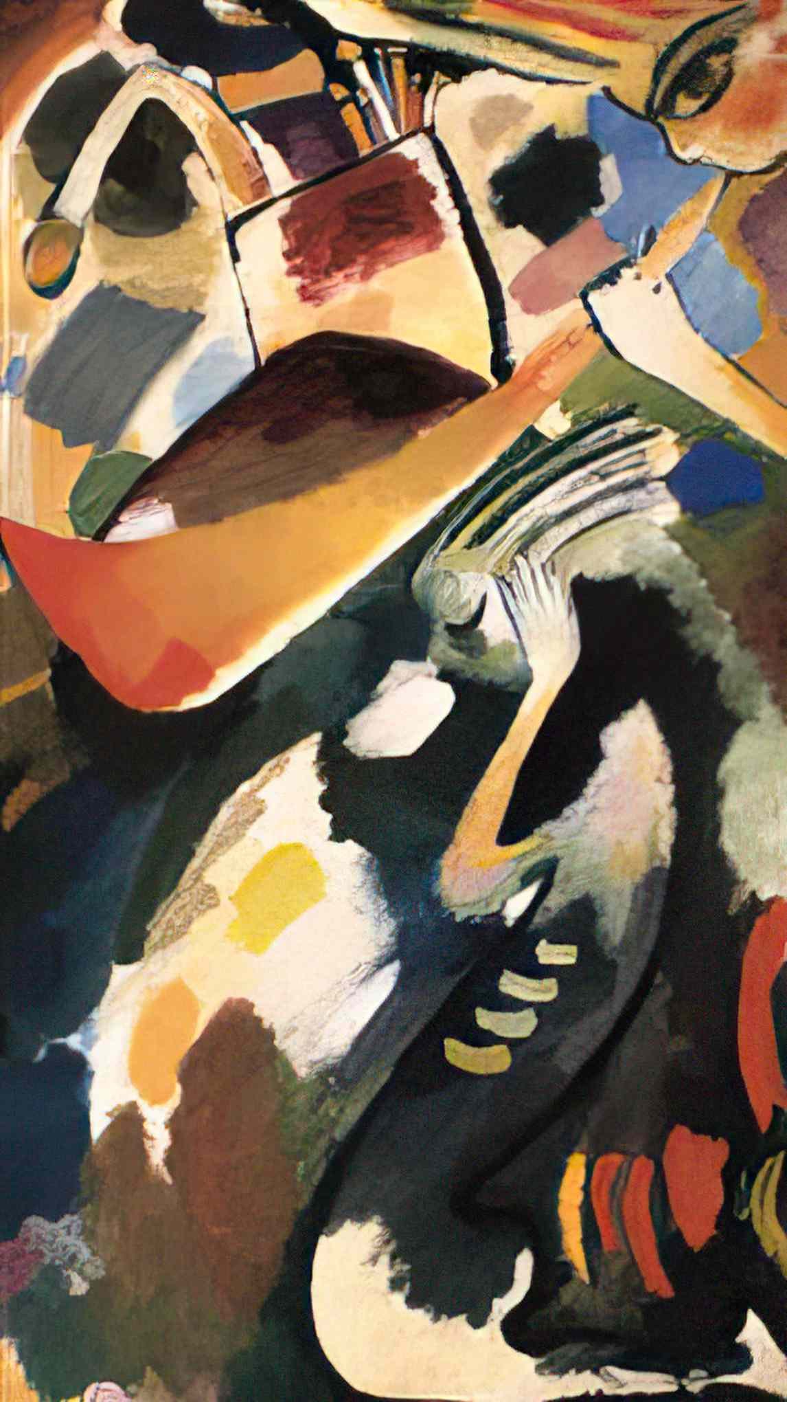 wassily kandinsky wassily kandinsky das jüngste gericht Art A4 Photo Print